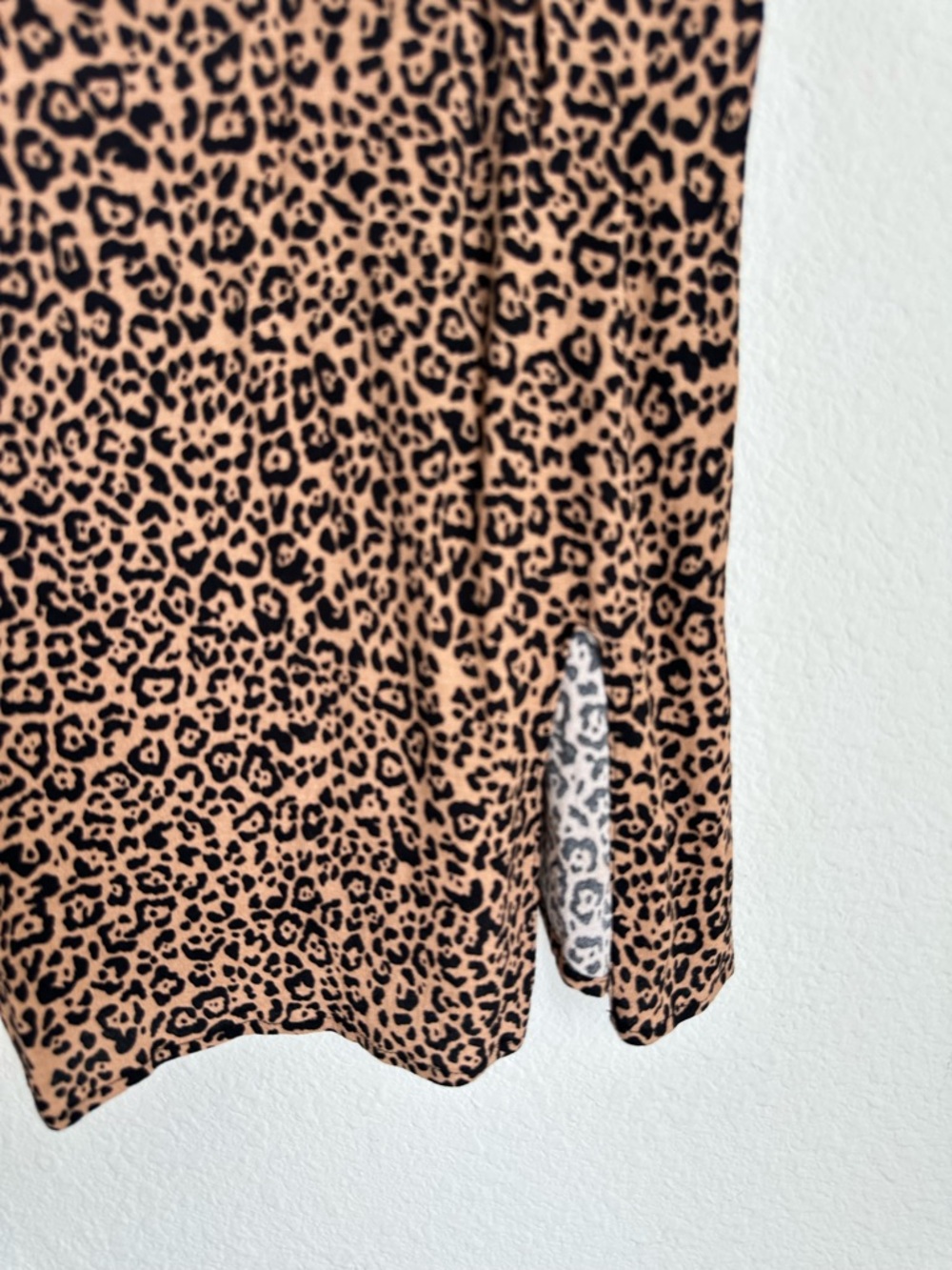 Reformation Marlowe Dress Bengal Leopard Animal print side slit Small‎ - Picture 9 of 16